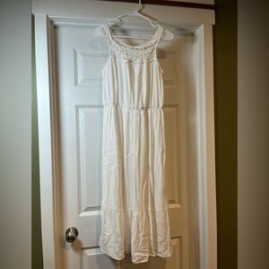 Maurices White Haltered Neck Dress